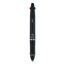 Dr. Grip 4 + 1 Multi-color Ballpoint Pen/pencil, Retractable, 0.7 Mm Pen/0.5mm Pencil, Black/blue/green/red Ink, Black Barrel