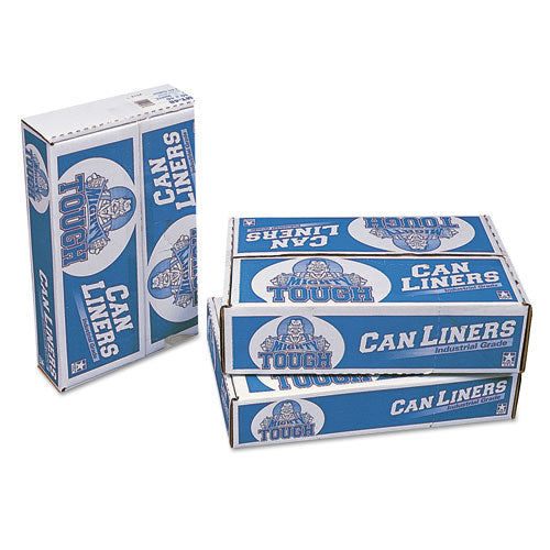 Linear Low Density Can Liners, 60 Gal, 0.75 Mil, 38" X 58", White, 100/carton