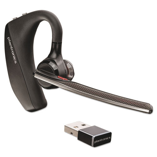 Voyager 5200 Uc Monaural Over The Ear Bluetooth Headset, Black