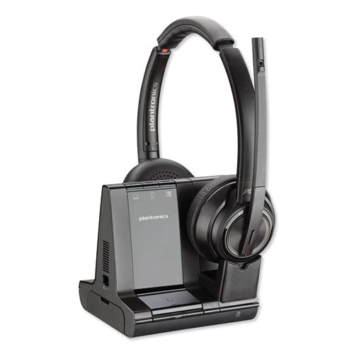 Savi W8220m Binaural Over The Head Headset, Black