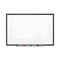 Classic Series Porcelain Magnetic Dry Erase Board, 36 X 24, White Surface, Black Aluminum Frame