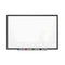 Classic Series Porcelain Magnetic Dry Erase Board, 48 X 36, White Surface, Black Aluminum Frame