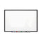 Classic Series Porcelain Magnetic Dry Erase Board, 60 X 36, White Surface, Black Aluminum Frame