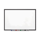 Classic Series Porcelain Magnetic Dry Erase Board, 96 X 48, White Surface, Black Aluminum Frame