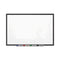 Classic Series Porcelain Magnetic Dry Erase Board, 96 X 48, White Surface, Black Aluminum Frame