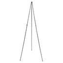 Full Size Instant Easel, 62.38" Maximum Height, Steel, Black