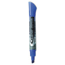 Enduraglide Dry Erase Marker, Broad Chisel Tip, Blue, Dozen