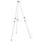 Lightweight Telescoping Tripod Easel, 38" To 66" High, Aluminum, Silver