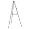 Lightweight Telescoping Tripod Easel, Adjusts 38" To 66" High, Aluminum, Black