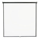 Wall Or Ceiling Projection Screen, 84 X 84, White Matte Finish