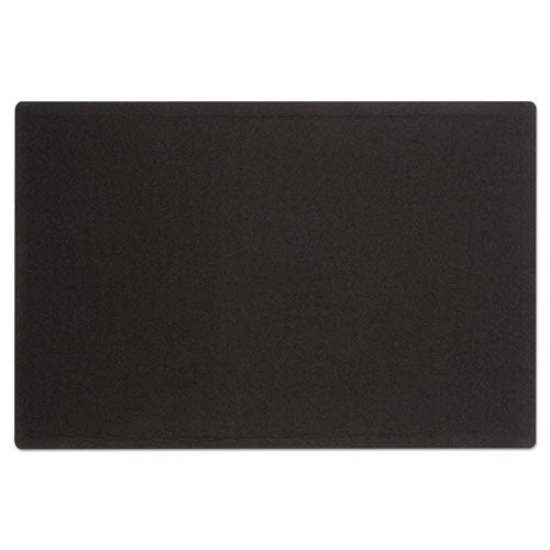 Oval Office Fabric Board, 48 X 36, Black Surface