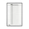 Employee In/out Board System, Up To 36 Employees, 24 X 36, Porcelain White/gray Surface, Black Aluminum Frame