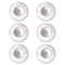 Glass Magnets, Large, Clear, 0.45" Diameter, 6/pack