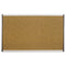 Arc Frame Cubicle Cork Board, 24 X 14, Natural Surface, Silver Aluminum Frame