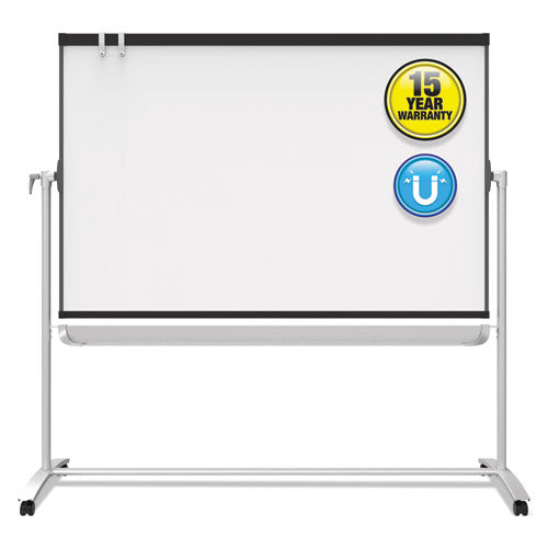 Prestige 2 Mobile Presentation Easel, 6 Ft X 4 Ft, Silver/graphite