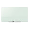 Invisamount Magnetic Glass Marker Board, 50 X 28, White Surface