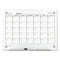 Infinity Magnetic Glass Calendar Board, One Month, 24 X 18, White Surface