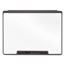 Motion Portable Dry Erase Marker Board, 36 X 24, White Surface, Black Plastic Frame