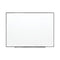 Fusion Nano-clean Magnetic Whiteboard, 48 X 36, White Surface, Silver Aluminum Frame