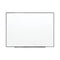 Fusion Nano-clean Magnetic Whiteboard, 72 X 48, White Surface, Silver Aluminum Frame