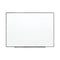 Fusion Nano-clean Magnetic Whiteboard, 96 X 48, White Surface, Silver Aluminum Frame