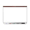 Prestige 2 Duramax Magnetic Porcelain, 48 X 36, White Surface, Mahogany Fiberboard/plastic Frame