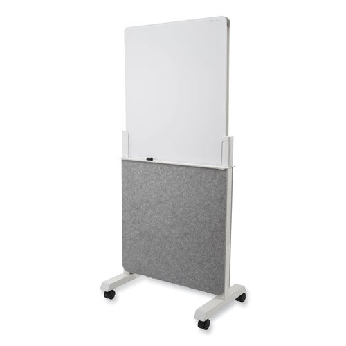 Agile Glass Dry-erase Easel, 25.5 X 60.5, White Surface