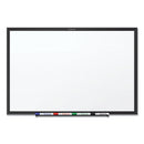 Classic Series Total Erase Dry Erase Boards, 36 X 24, White Surface, Black Aluminum Frame