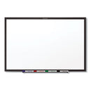 Classic Series Total Erase Dry Erase Boards, 60 X 36, White Surface, Black Aluminum Frame