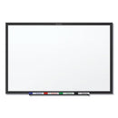 Classic Series Total Erase Dry Erase Boards, 72 X 48, White Surface, Black Aluminum Frame