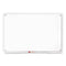 Iq Total Erase Translucent-edge Board, 11 X 7, White Surface, Clear Plastic Frame