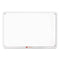 Iq Total Erase Translucent-edge Board, 36 X 23, White Surface, Clear Plastic Frame