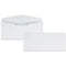 Business Envelope, #10, Commercial Flap, Diagonal Seam, Gummed Closure, 24 Lb Bond Weight Paper, 4.13 X 9.5, White, 500/box