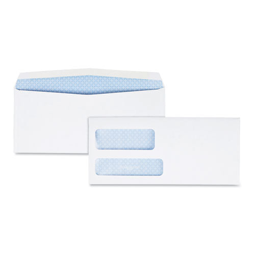 Double Window Security-tinted Check Envelope,