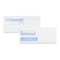 Double Window Redi-seal Security-tinted Envelope, #9, Commercial Flap, Redi-seal Adhesive Closure, 3.88 X 8.88, White, 500/bx