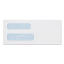 Double Window Security-tinted Check Envelope,