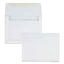 Greeting Card/invitation Envelope, A-2, Square Flap, Gummed Closure, 4.38 X 5.75, White, 500/box