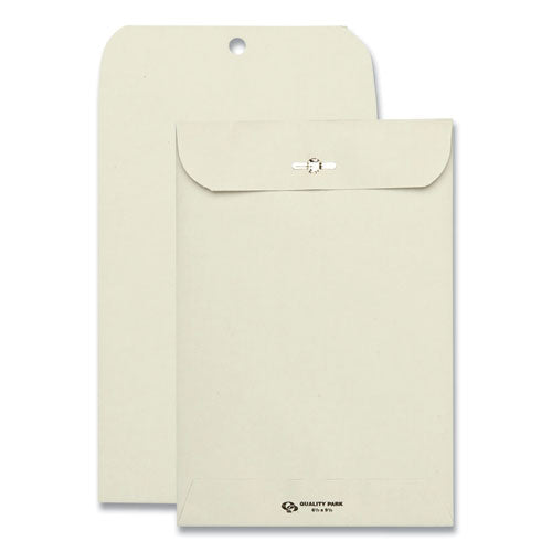 Clasp Envelope, 28 Lb Bond Weight Kraft,