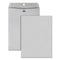 Clasp Envelope, 28 Lb Bond Weight Kraft, #90, Square Flap, Clasp/gummed Closure, 9 X 12, Executive Gray, 100/box