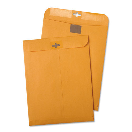 Postage Saving Clearclasp Kraft Envelope, #55, Cheese Blade Flap, Clearclasp Closure, 6 X 9, Brown Kraft, 100/box