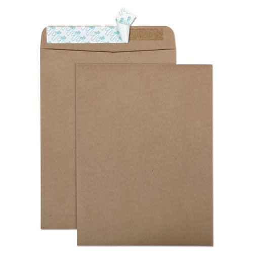 Recycled Brown Kraft Redi-strip Envelope,