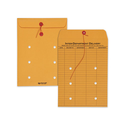 Brown Kraft String/button Interoffice Envelope,