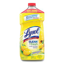 Clean And Fresh Multi-surface Cleaner, Sparkling Lemon And Sunflower Essence, 40 Oz Bottle, 9/carton