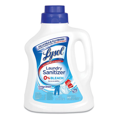 Laundry Sanitizer, Liquid, Crisp Linen, 90 Oz, 4/carton