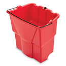 Wavebrake 2.0 Dirty Water Bucket, 18 Qt, Plastic, Red