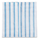 Disposable Microfiber Cleaning Cloths, 12 X 12, Blue/white Stripes, 600/pack