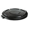 Vented Round Brute Lid, 24.5" Dia X 1.5h, Black