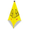 Multilingual Pop-up Wet Floor Safety Cone, 21 X 21 X 30, Yellow