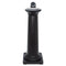 Groundskeeper Tuscan Receptacle, 22.05 Gal, 13 Dia X 38.38h, Black