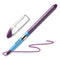 Slider Basic Ballpoint Pen, Stick, Extra-bold 1.4 Mm, Violet Ink, Violet Barrel, 10/box